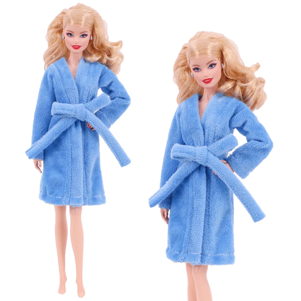 30cm Doll Clothes Christmas Plush Lace-up Pajamas Fit 11.8'Christmas Elf Doll Snowman Gingerbread Man Clothes Doll Accessories