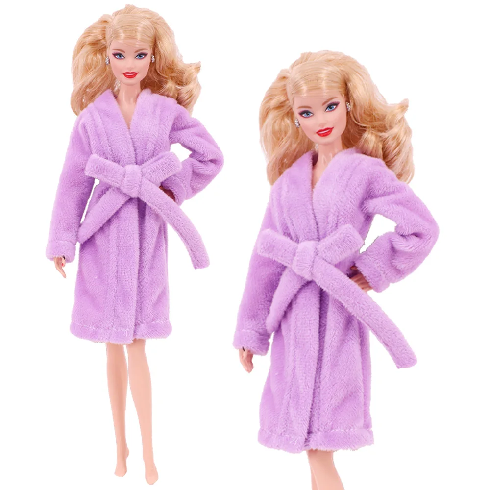 30cm Doll Clothes Christmas Plush Lace-up Pajamas Fit 11.8'Christmas Elf Doll Snowman Gingerbread Man Clothes Doll Accessories