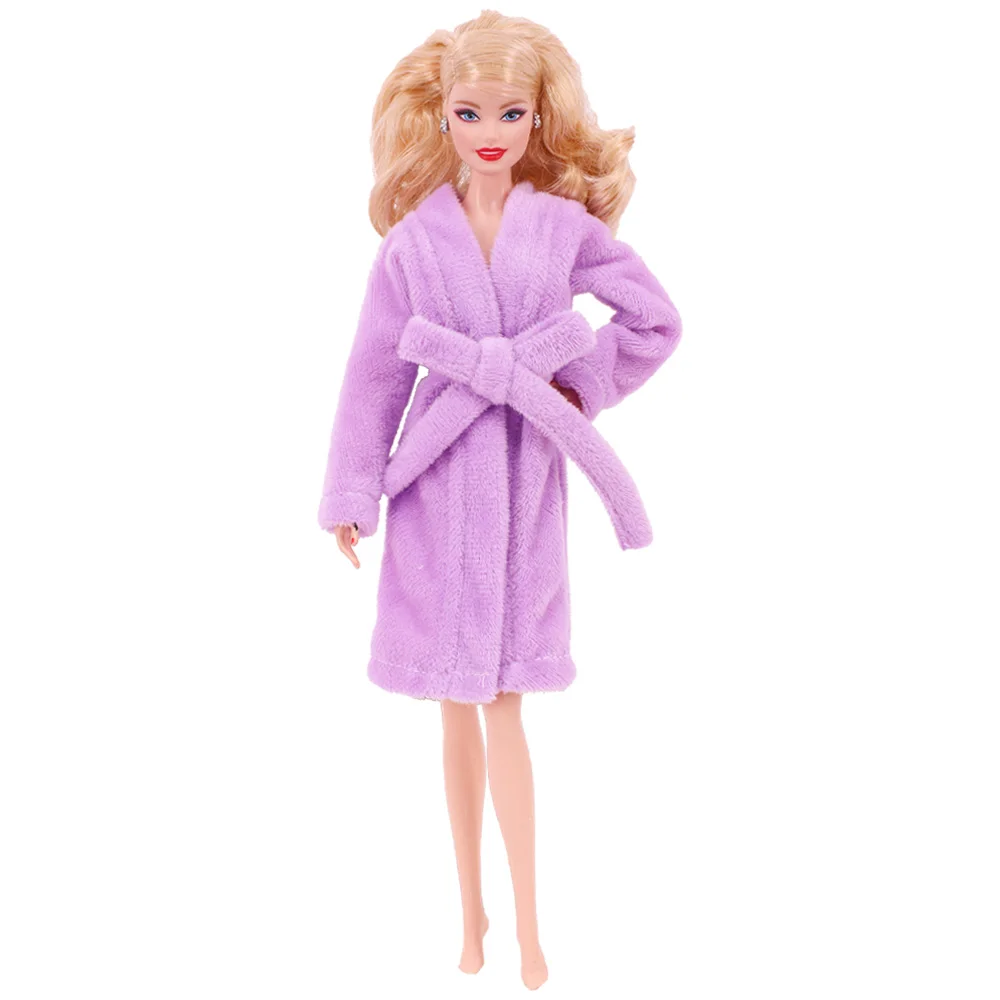30cm Doll Clothes Christmas Plush Lace-up Pajamas Fit 11.8'Christmas Elf Doll Snowman Gingerbread Man Clothes Doll Accessories