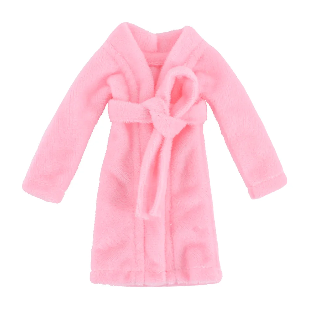30cm Doll Clothes Christmas Plush Lace-up Pajamas Fit 11.8'Christmas Elf Doll Snowman Gingerbread Man Clothes Doll Accessories