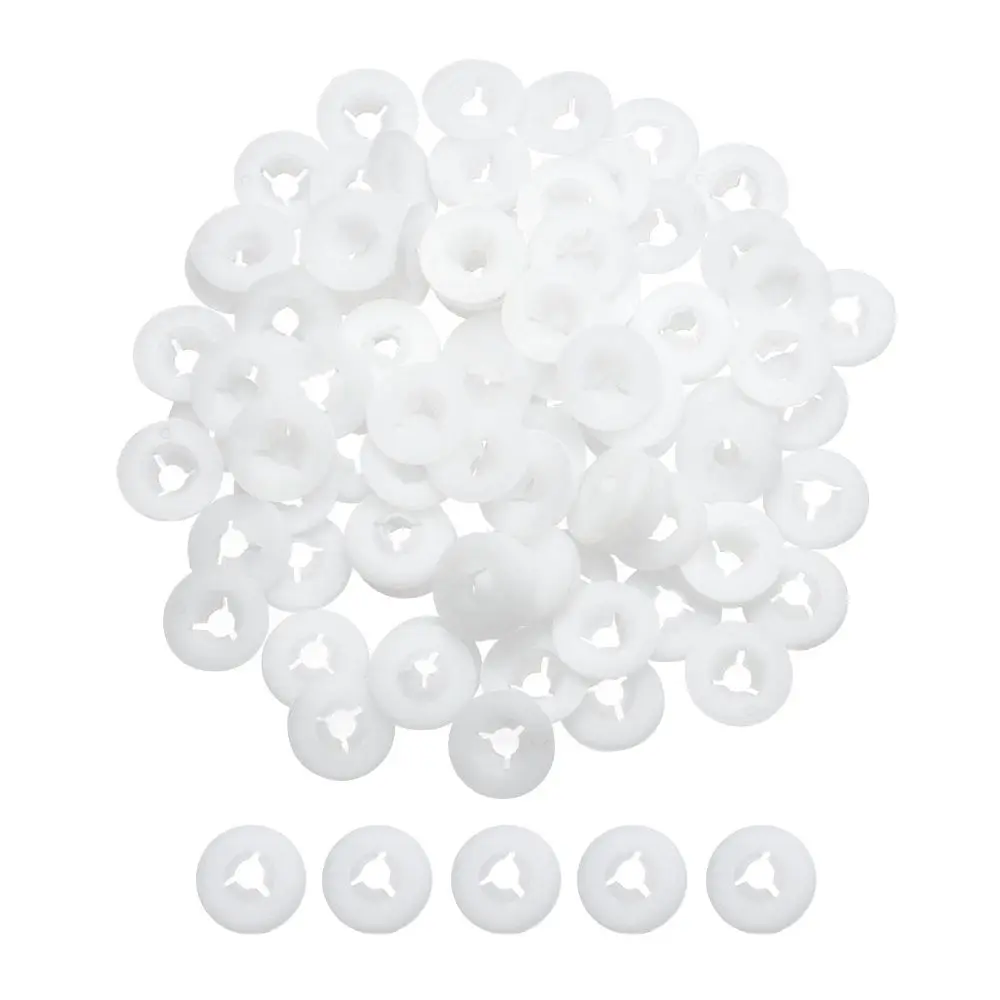 100Pcs/bag Round Doll Eye Gaskets Washers for Plastic Safety Eyes Nose Back for Bear Doll Animal Toys DIY Craft Child Kids