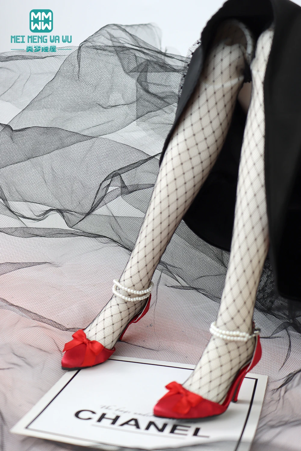 Toys BJD Doll Shoes Fit 58-60cm BJD DD SD Ball Joint Doll Fashion Pearl Chain Pointed Scalp Shoes