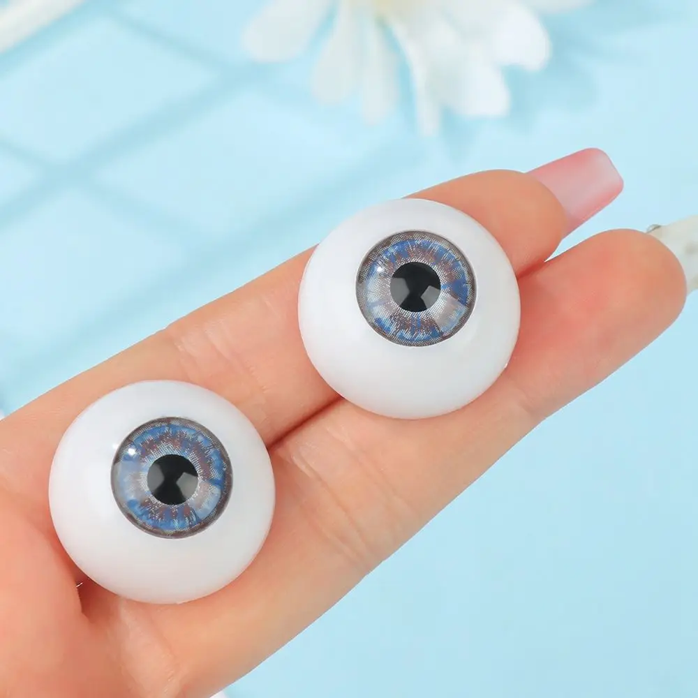 24mm 30mm Blue Brown Green Doll Acrylic Eyes Doll Eyeball For BJD Doll Making Crafts DIY Eyes Accessories Doll Animals Parts