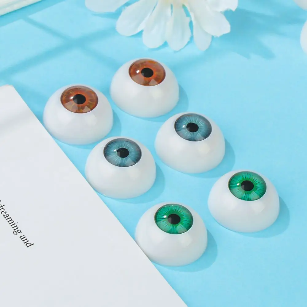 24mm 30mm Blue Brown Green Doll Acrylic Eyes Doll Eyeball For BJD Doll Making Crafts DIY Eyes Accessories Doll Animals Parts
