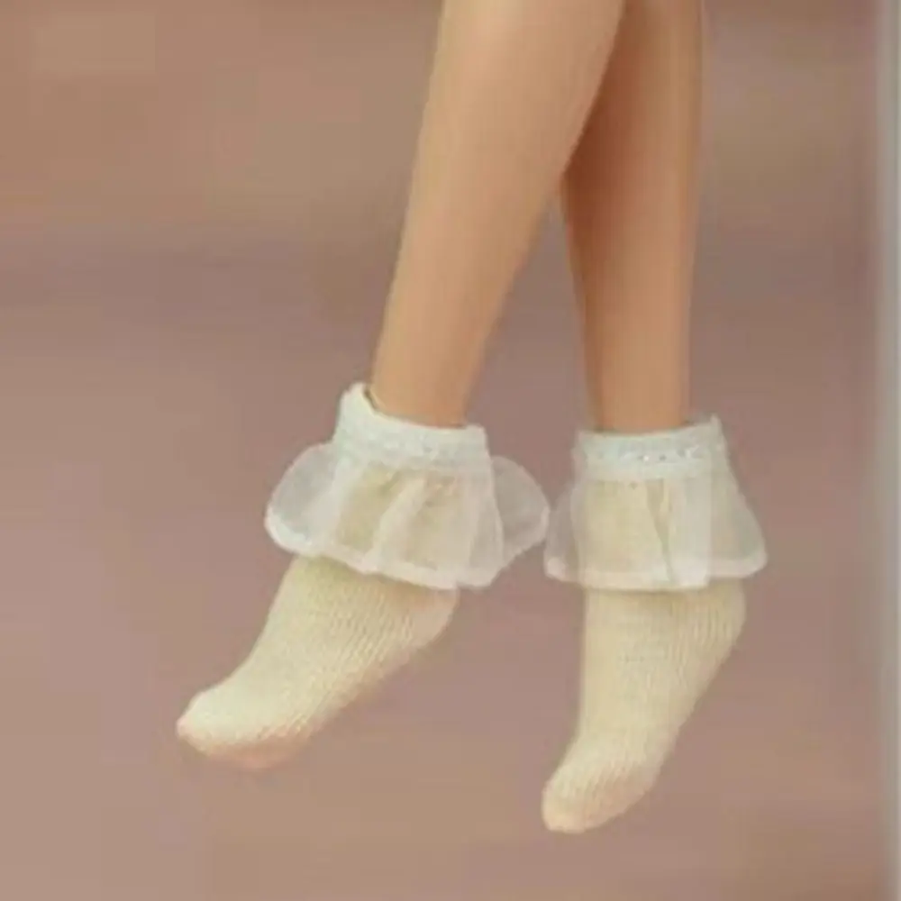 Handmade Lace Stockings New Fashion Casual Wear Legging Long Doll Socks 1/6 BJD Doll