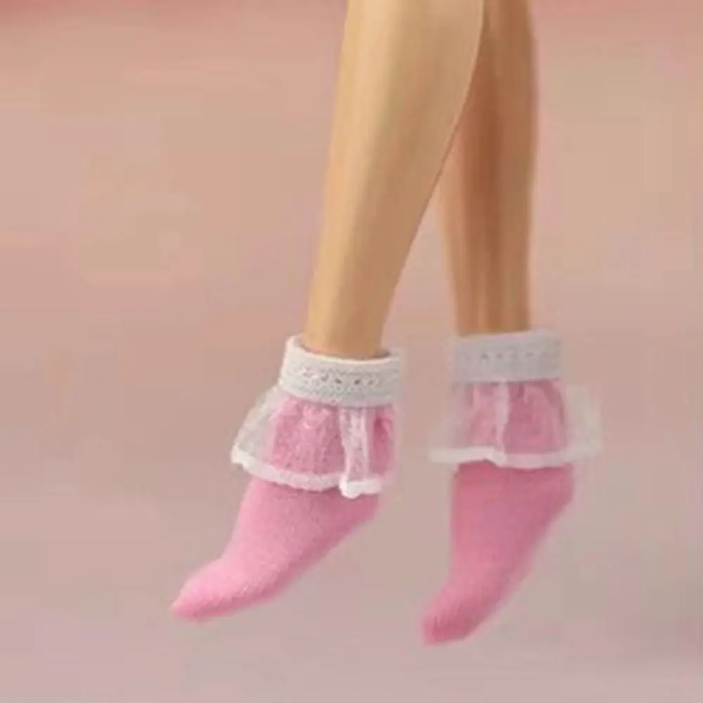 Handmade Lace Stockings New Fashion Casual Wear Legging Long Doll Socks 1/6 BJD Doll