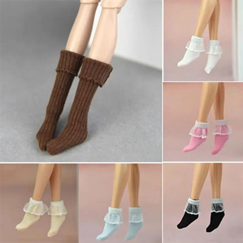 Handmade Lace Stockings New Fashion Casual Wear Legging Long Doll Socks 1/6 BJD Doll