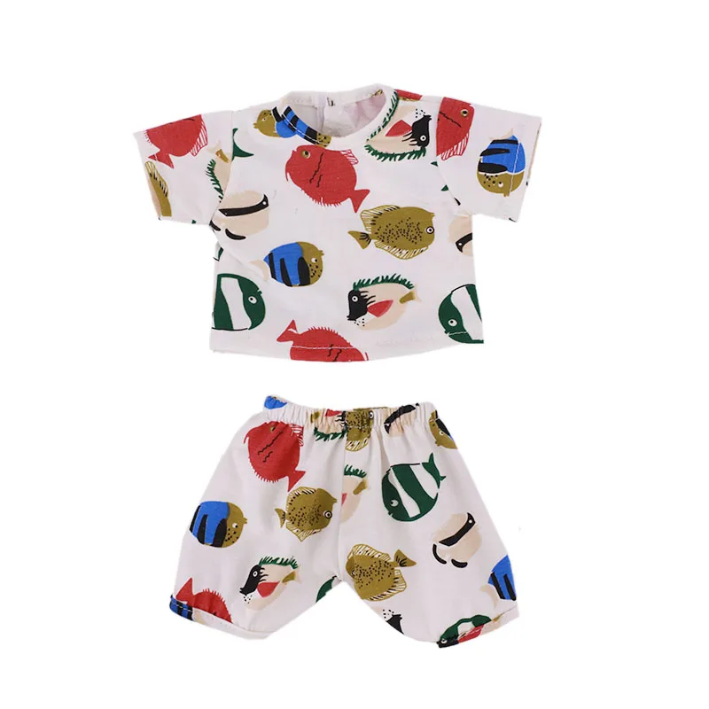 2 Pcs/Set Cute Pajamas Doll Accessories Clothes Dress For 18 Inch Girl Doll & 43 cm New Baby Doll,Our Generation,gifts