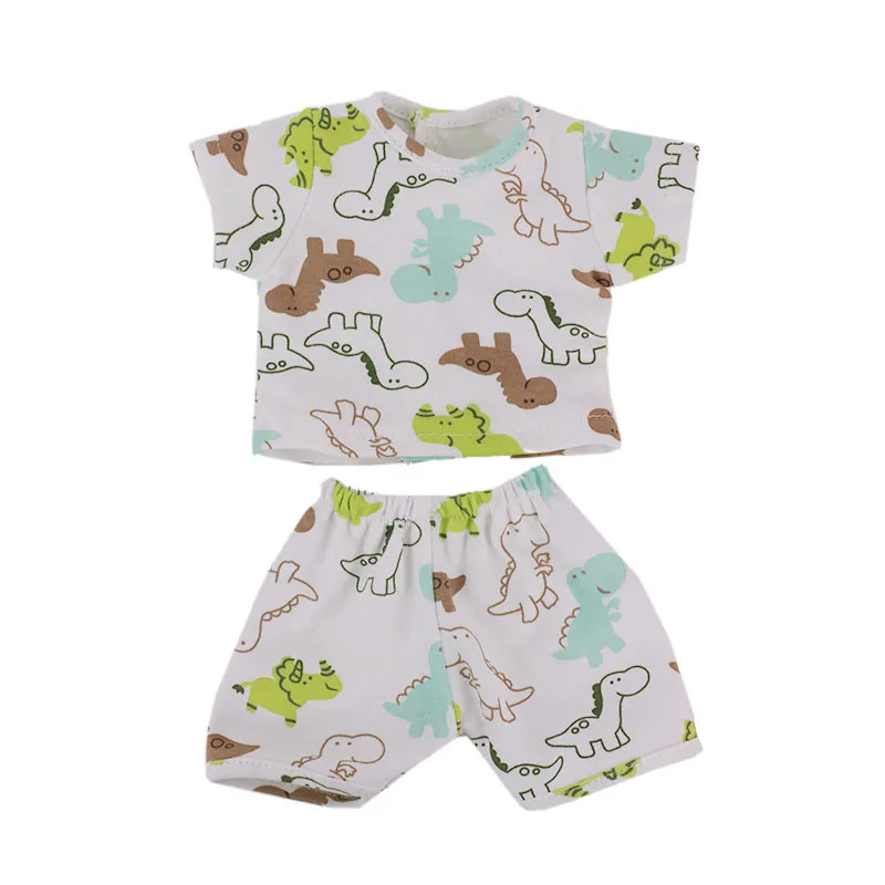 2 Pcs/Set Cute Pajamas Doll Accessories Clothes Dress For 18 Inch Girl Doll & 43 cm New Baby Doll,Our Generation,gifts