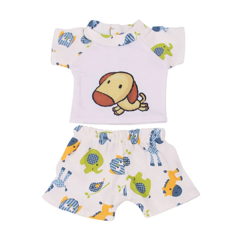 2 Pcs/Set Cute Pajamas Doll Accessories Clothes Dress For 18 Inch Girl Doll & 43 cm New Baby Doll,Our Generation,gifts