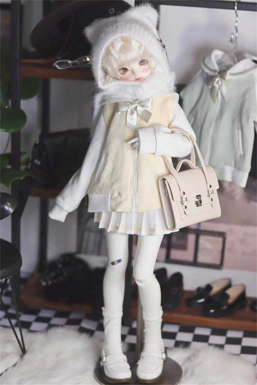BJD/SD Doll Clothes 1/3 1/4 1/6 Girls Collar Sailor Sets Black Yellow Coats Dress Skirt Multi-color Doll Accessories (No Dolls)