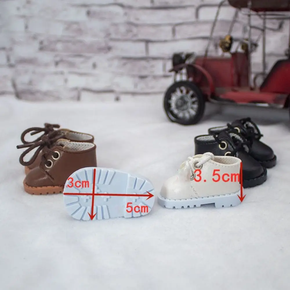 20cm Cotton Doll Shoes Clothes Accessories For 1/12 Dolls Casual Wear Leather Shoes Short Boots Fashion Sneakers DIY Doll Gift