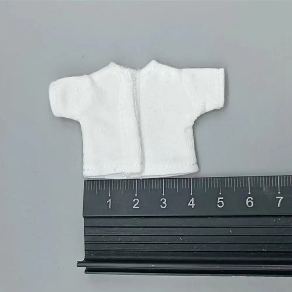 Fashion T-shirt Trousers For 1/11 OB11 Dolls For 1/12 Bjd/GSC Doll Clothes Denim Pants DIY Obitsu 11 Doll Clothes Accessories To
