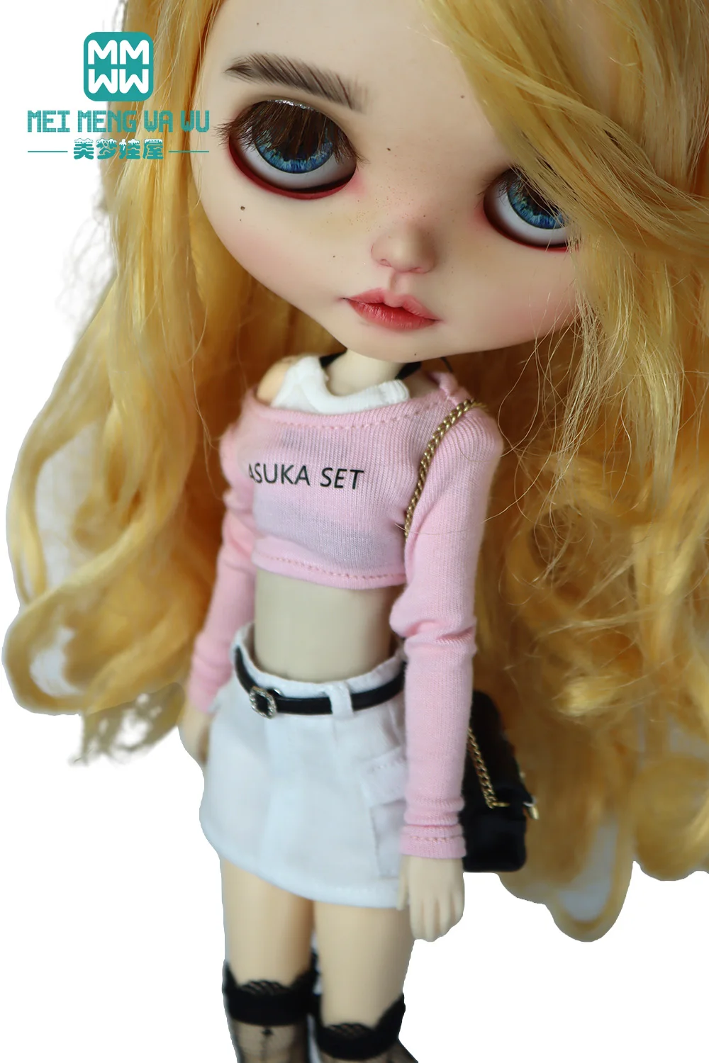 30cm Blyth Azone OB22 OB24 Doll Clothes Fashion T-shirts, Camisoles, Miniskirts Toys Gift