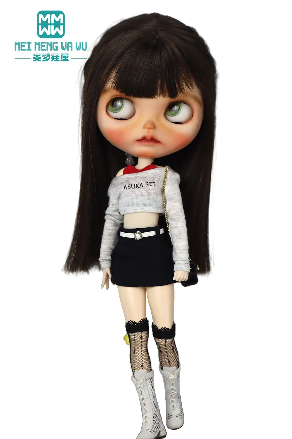 30cm Blyth Azone OB22 OB24 Doll Clothes Fashion T-shirts, Camisoles, Miniskirts Toys Gift
