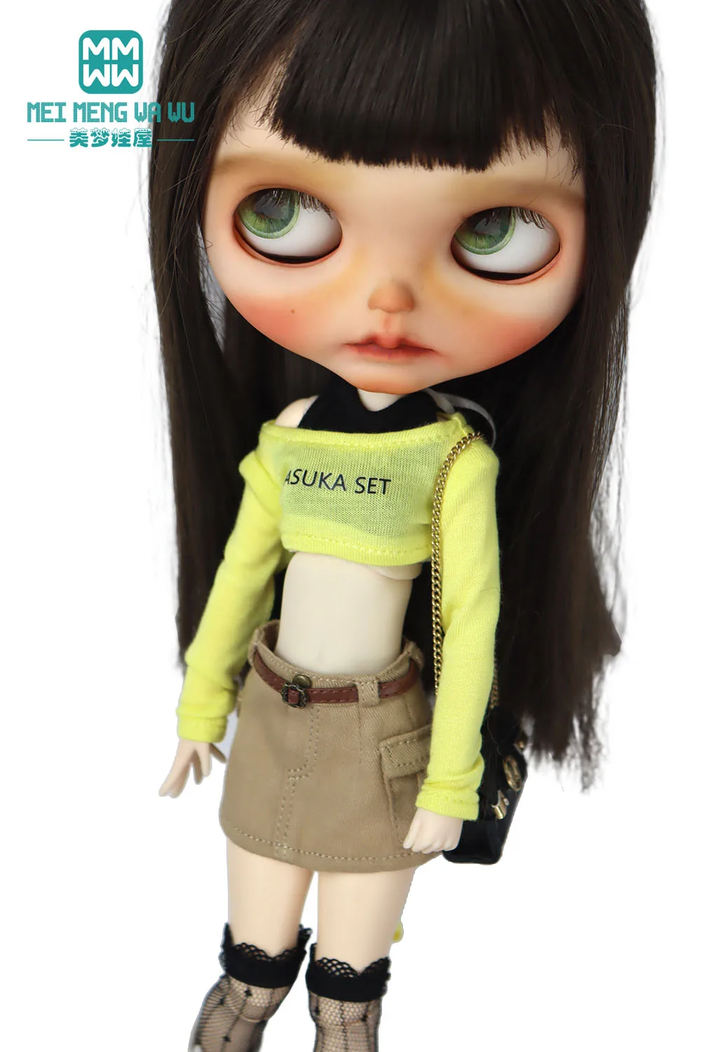 30cm Blyth Azone OB22 OB24 Doll Clothes Fashion T-shirts, Camisoles, Miniskirts Toys Gift