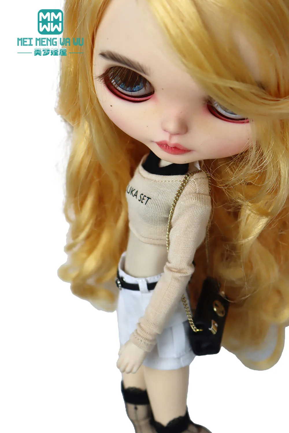 30cm Blyth Azone OB22 OB24 Doll Clothes Fashion T-shirts, Camisoles, Miniskirts Toys Gift