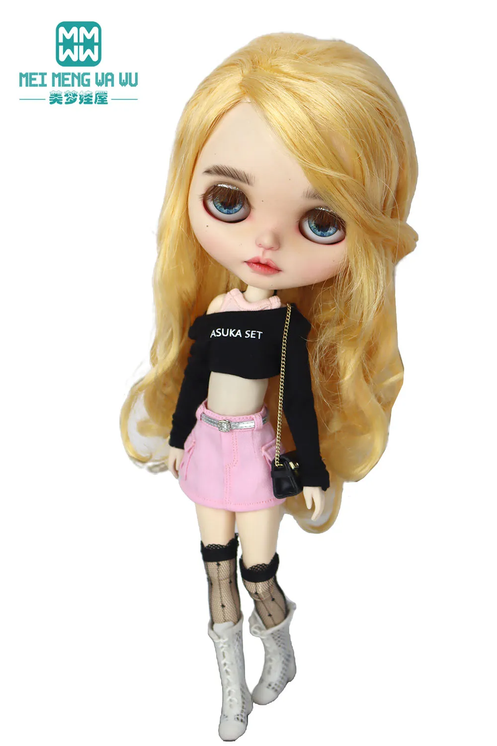 30cm Blyth Azone OB22 OB24 Doll Clothes Fashion T-shirts, Camisoles, Miniskirts Toys Gift