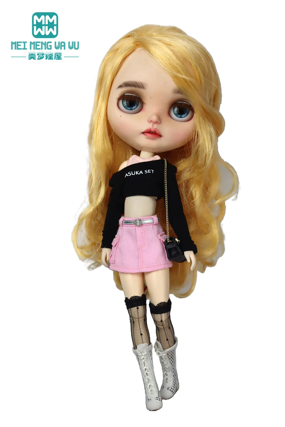 30cm Blyth Azone OB22 OB24 Doll Clothes Fashion T-shirts, Camisoles, Miniskirts Toys Gift