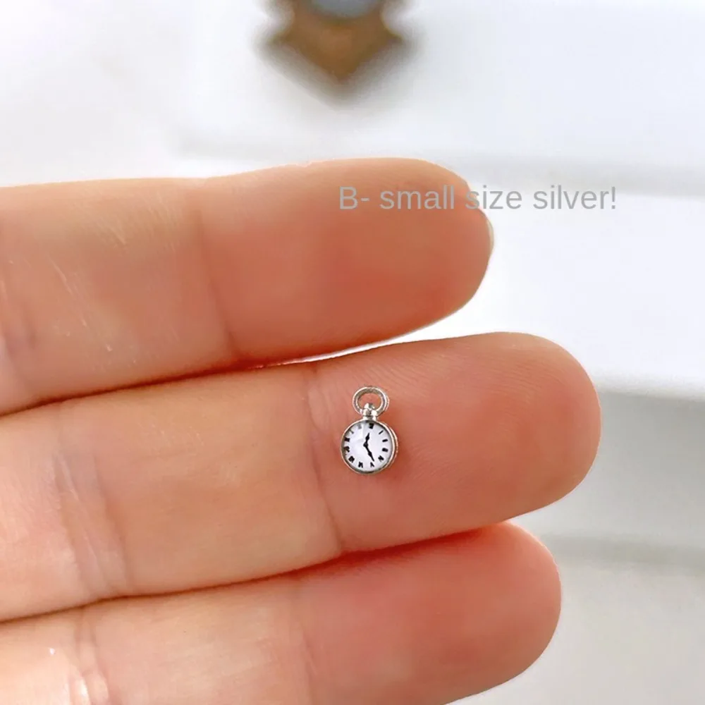 1Pc ob11 Miniature Toy Mini Necklace Pocket Watch for Doll 1/6 Figure Doll Accessories Dollhouse Decoration