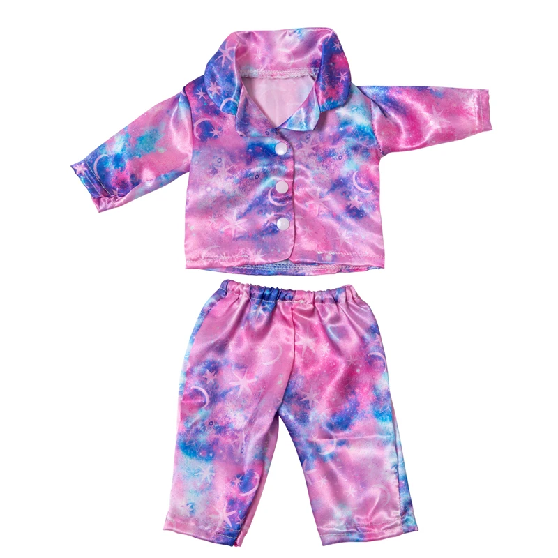 Winter Hoody Coat And Flower Strap Dress Pants Outfit for 43cm 18-Inch AG Girl Dolls Baby Doll Clothes Set