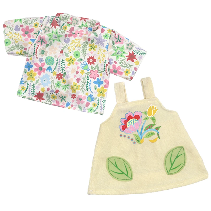 Winter Hoody Coat And Flower Strap Dress Pants Outfit for 43cm 18-Inch AG Girl Dolls Baby Doll Clothes Set