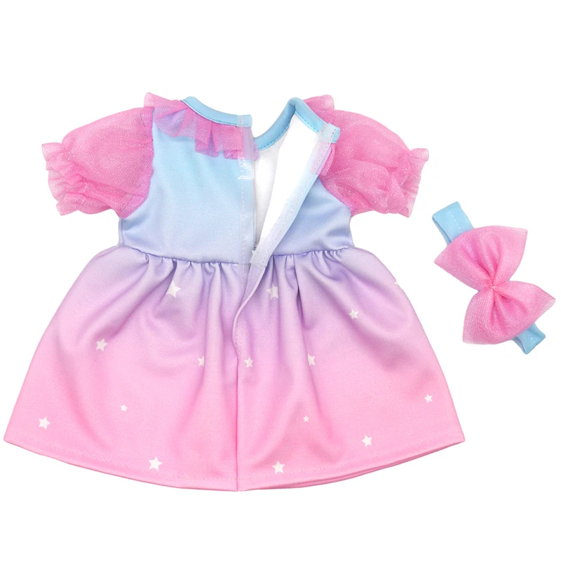 Winter Hoody Coat And Flower Strap Dress Pants Outfit for 43cm 18-Inch AG Girl Dolls Baby Doll Clothes Set