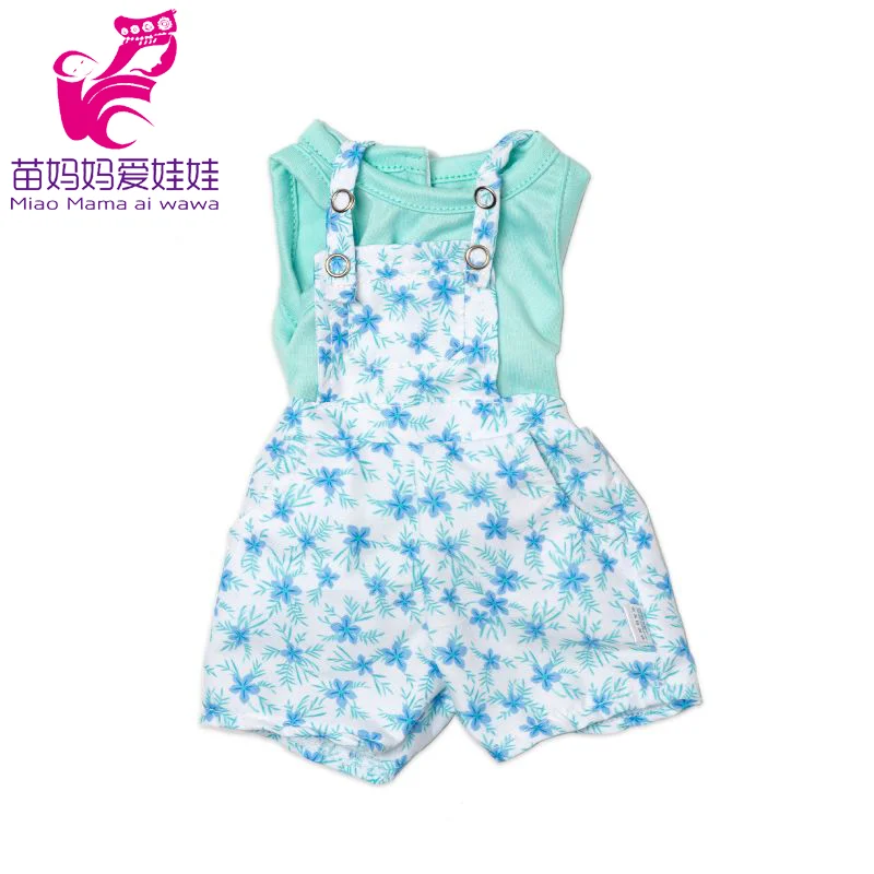 Winter Hoody Coat And Flower Strap Dress Pants Outfit for 43cm 18-Inch AG Girl Dolls Baby Doll Clothes Set