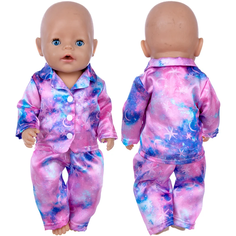 Winter Hoody Coat And Flower Strap Dress Pants Outfit for 43cm 18-Inch AG Girl Dolls Baby Doll Clothes Set