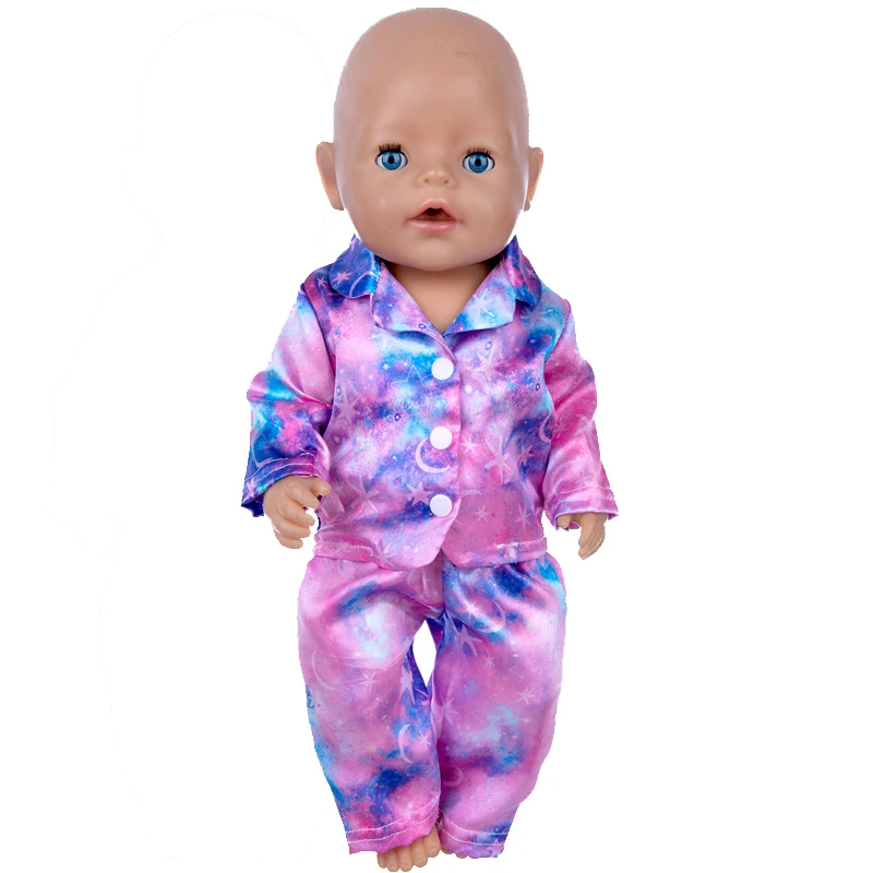 Winter Hoody Coat And Flower Strap Dress Pants Outfit for 43cm 18-Inch AG Girl Dolls Baby Doll Clothes Set