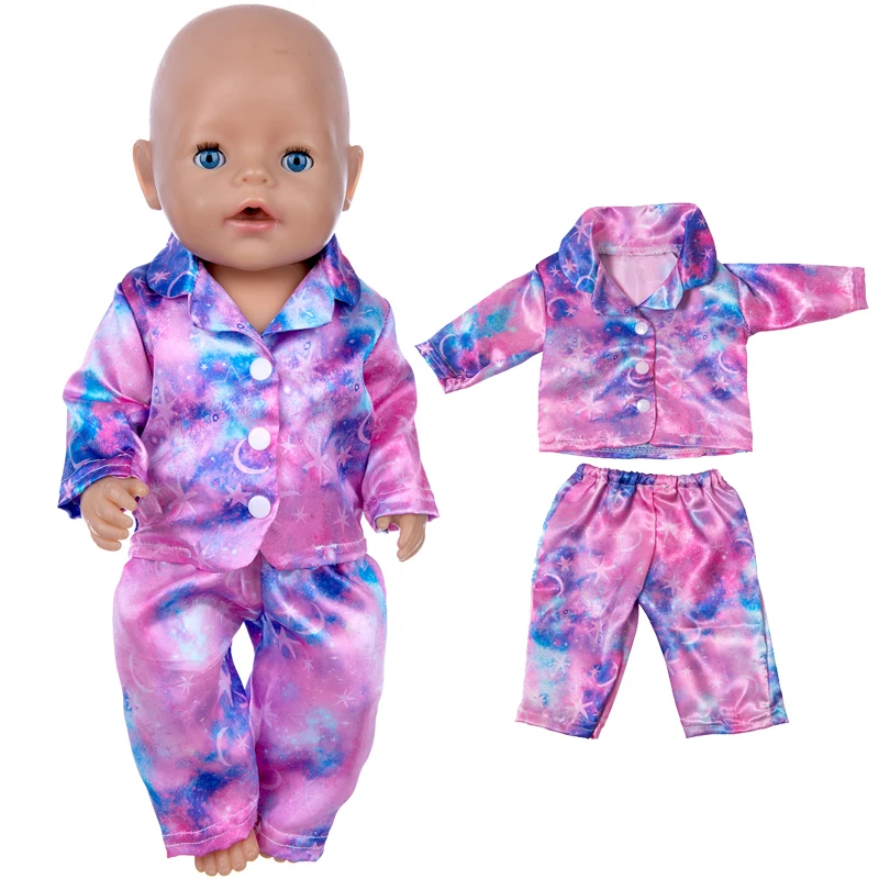 Winter Hoody Coat And Flower Strap Dress Pants Outfit for 43cm 18-Inch AG Girl Dolls Baby Doll Clothes Set