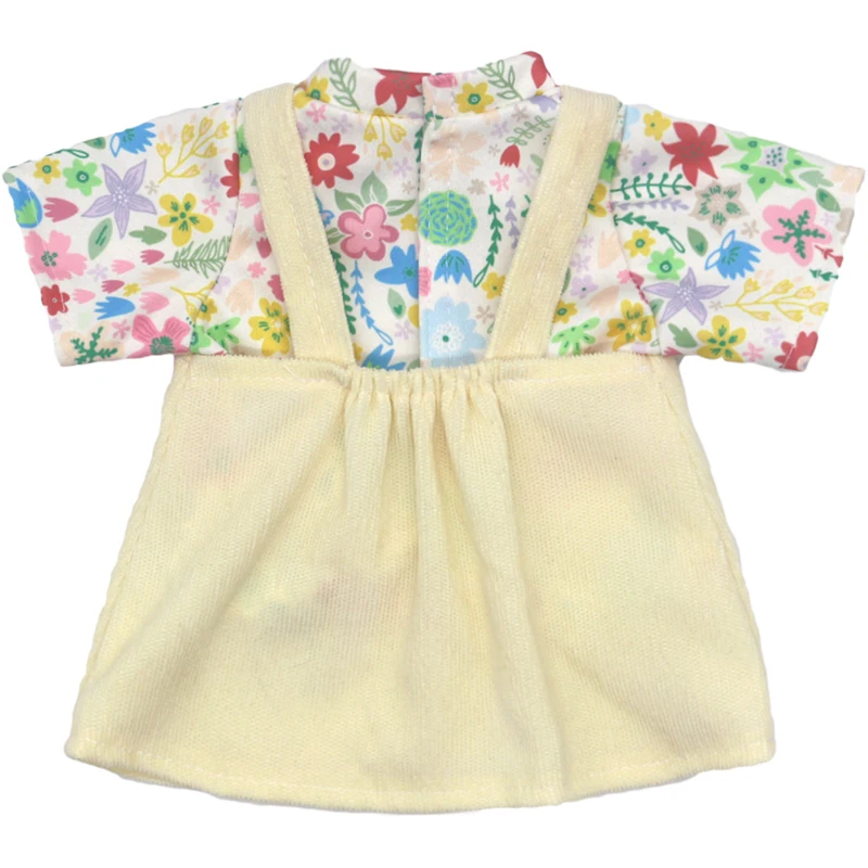 Winter Hoody Coat And Flower Strap Dress Pants Outfit for 43cm 18-Inch AG Girl Dolls Baby Doll Clothes Set