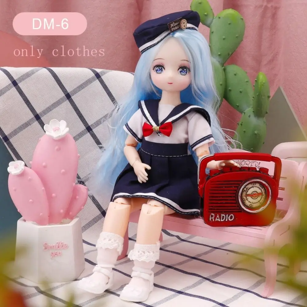 Skirt 30cm BJD Doll Clothes Colorful Kawaii 1/6 Bjd Doll Clothes Cute 3D Simulated Eye 11 Inch BJD Dolls Dress 11 Inch Doll