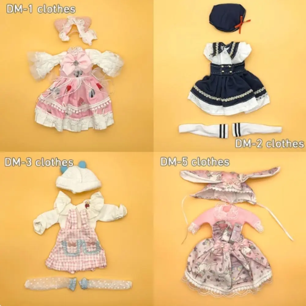 Skirt 30cm BJD Doll Clothes Colorful Kawaii 1/6 Bjd Doll Clothes Cute 3D Simulated Eye 11 Inch BJD Dolls Dress 11 Inch Doll