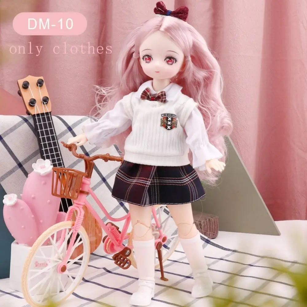 Skirt 30cm BJD Doll Clothes Colorful Kawaii 1/6 Bjd Doll Clothes Cute 3D Simulated Eye 11 Inch BJD Dolls Dress 11 Inch Doll