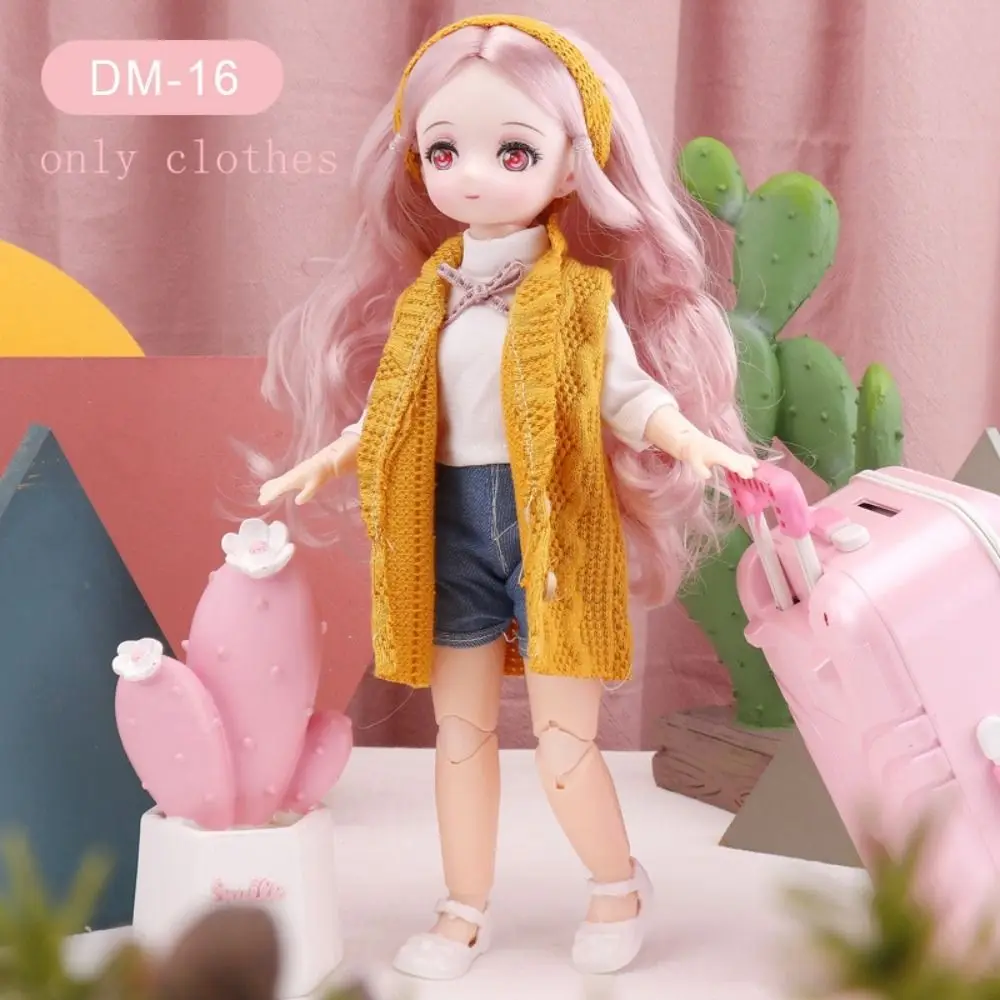 Skirt 30cm BJD Doll Clothes Colorful Kawaii 1/6 Bjd Doll Clothes Cute 3D Simulated Eye 11 Inch BJD Dolls Dress 11 Inch Doll