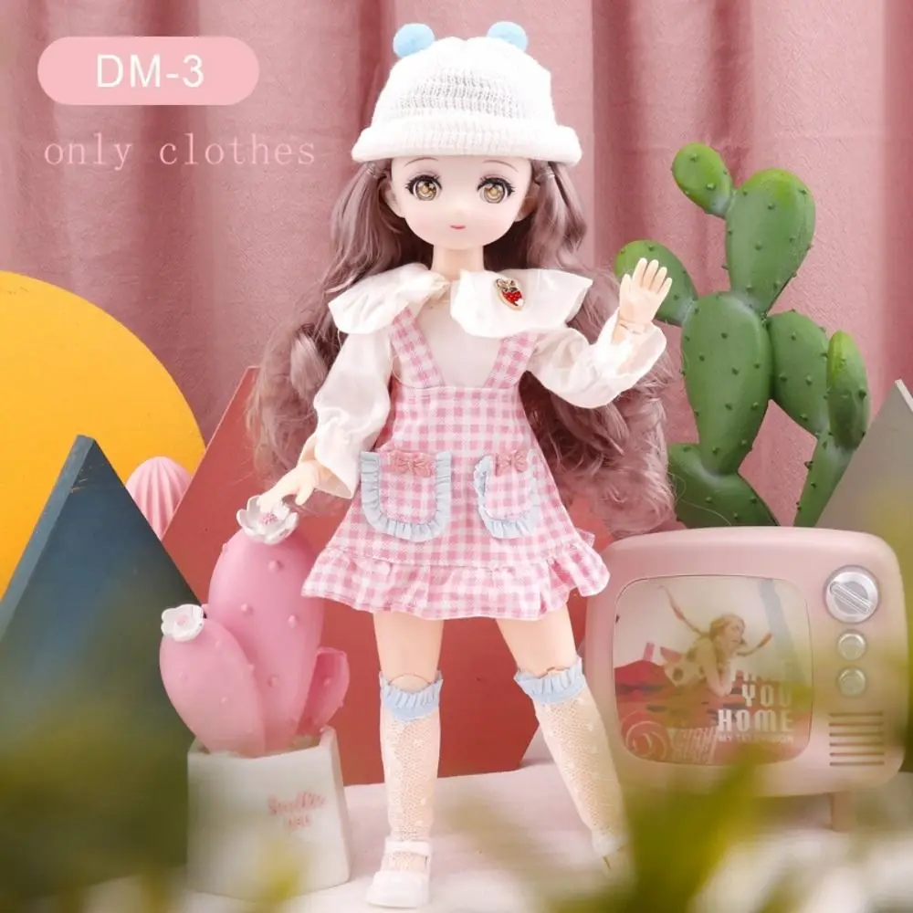 Skirt 30cm BJD Doll Clothes Colorful Kawaii 1/6 Bjd Doll Clothes Cute 3D Simulated Eye 11 Inch BJD Dolls Dress 11 Inch Doll