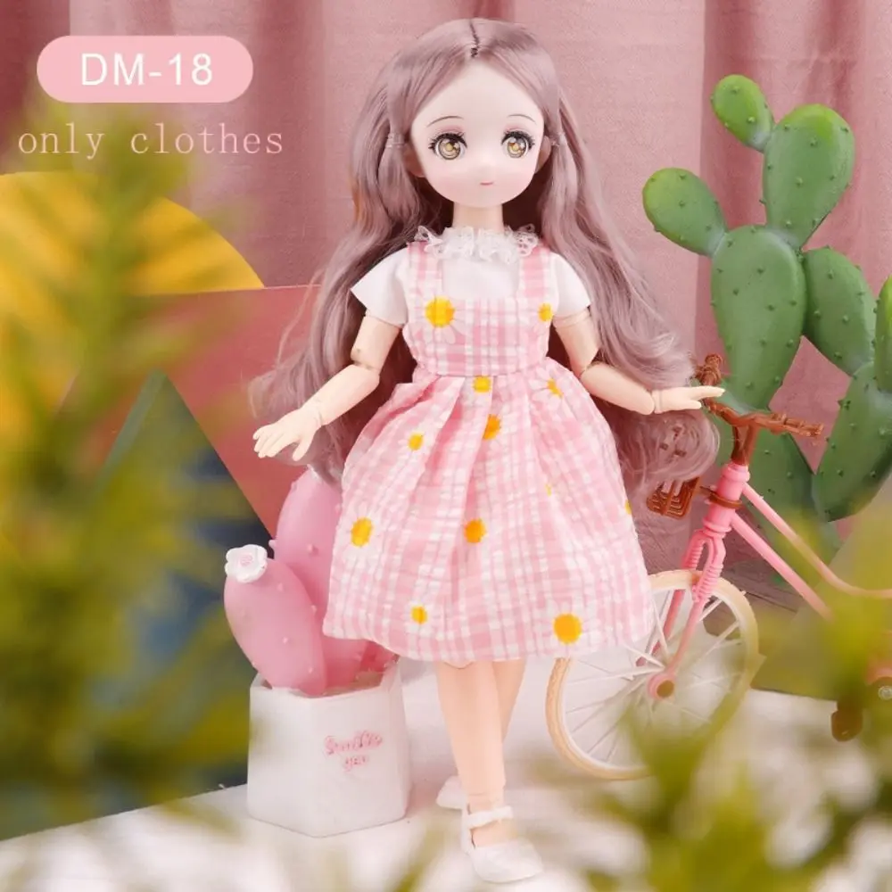 Skirt 30cm BJD Doll Clothes Colorful Kawaii 1/6 Bjd Doll Clothes Cute 3D Simulated Eye 11 Inch BJD Dolls Dress 11 Inch Doll