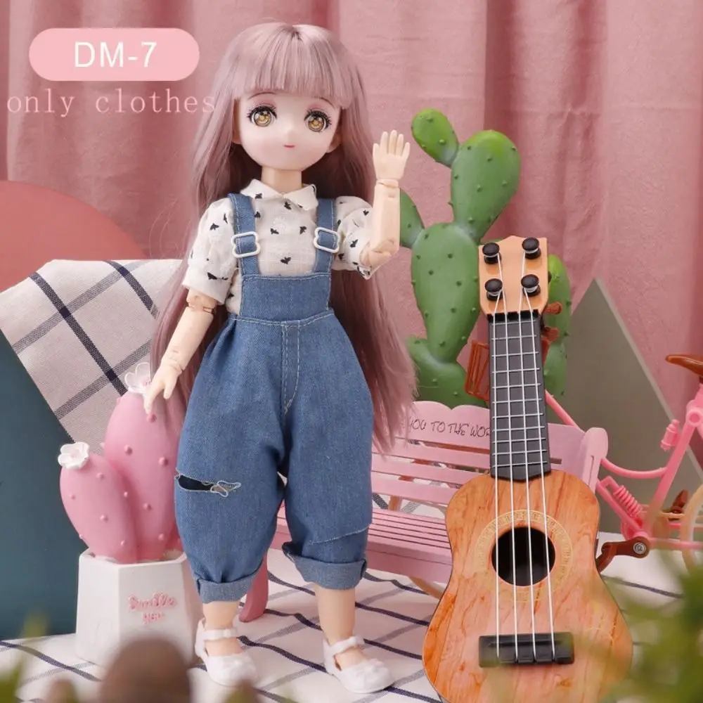 Skirt 30cm BJD Doll Clothes Colorful Kawaii 1/6 Bjd Doll Clothes Cute 3D Simulated Eye 11 Inch BJD Dolls Dress 11 Inch Doll