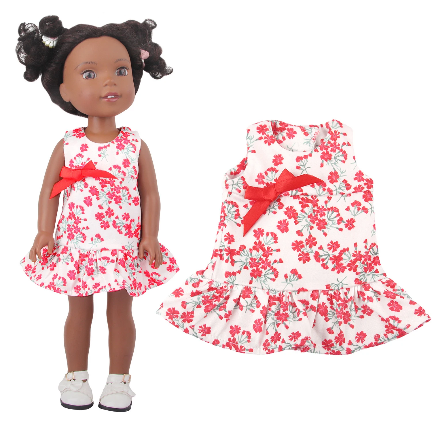 Newest Fashion 14 Inch Doll Skirt Clothes 31-35cm Bow-knot Flower Dress Fit Blyth Doll For 1/6 BJD SD Doll Accessories Panties