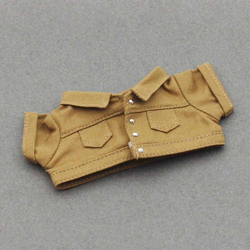 Mini Doll'S Clothes Outfit Accessories For 15-17cm Labubu V1 V2 and 10cm cotton doll Denim shorts jacket Clothing Gift