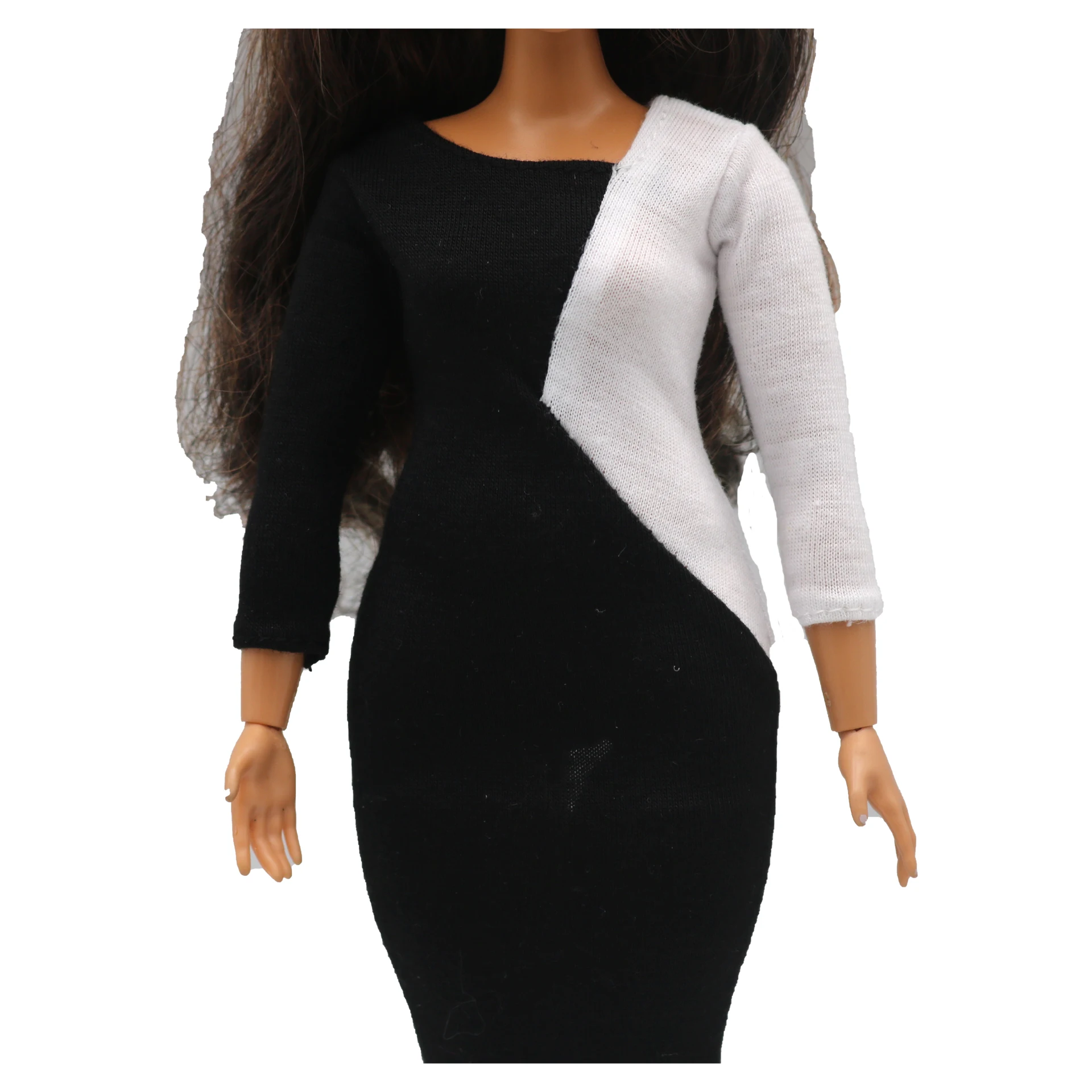 New 30cm 1/6 Doll Elasticity stitching creative dress Daily Wear Accessories Clothes for Barbies doll