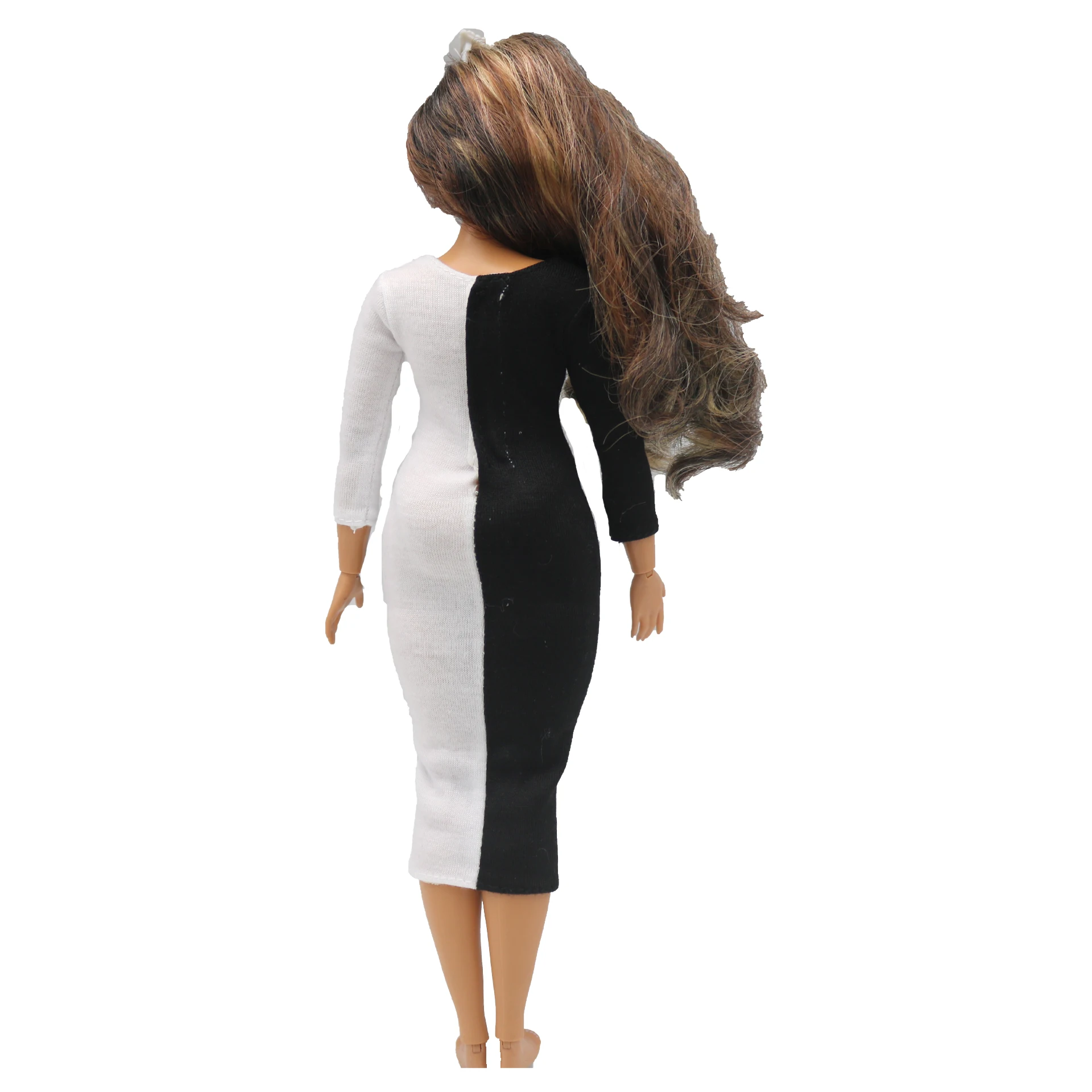 New 30cm 1/6 Doll Elasticity stitching creative dress Daily Wear Accessories Clothes for Barbies doll