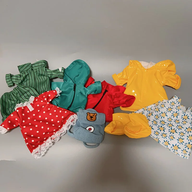 2pc Pip and Posy Doll Clothes for 20cm Dolls Accessories Plush Doll's Clothes Sweater Stuffed Toy Dolls Outfit for Dolls