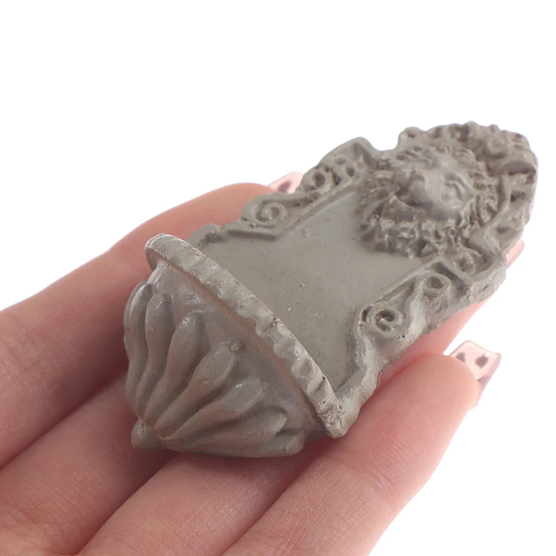 New Hot!1pc Dollhouse Miniature Garden Pool Mini Lion Head Wall Decor Pool Garden Decor Doll House Accessories Kid Toy Gifts