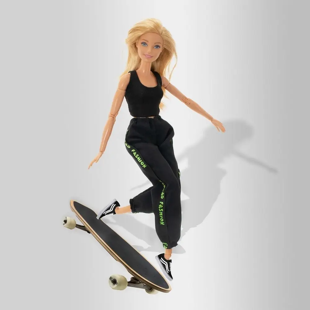 Fashion Female Doll Dress Casual Sport Pants Tank Top T-shirt Handmade Party Clothes For 30cm Doll Accessories Child Toys Gift