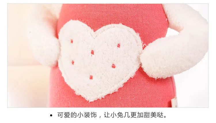 Original Metoo Dolls Cute Soft Tiramitu Rabbit Dolls Stuffed Bunny Toy Companion Comfort Doll Room Decor Kids Girls Gift