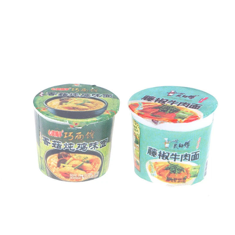 5Pcs 1/12 Dollhouse Miniature Instant Noodles Dollhouse Kitchen Pretend Food Toy