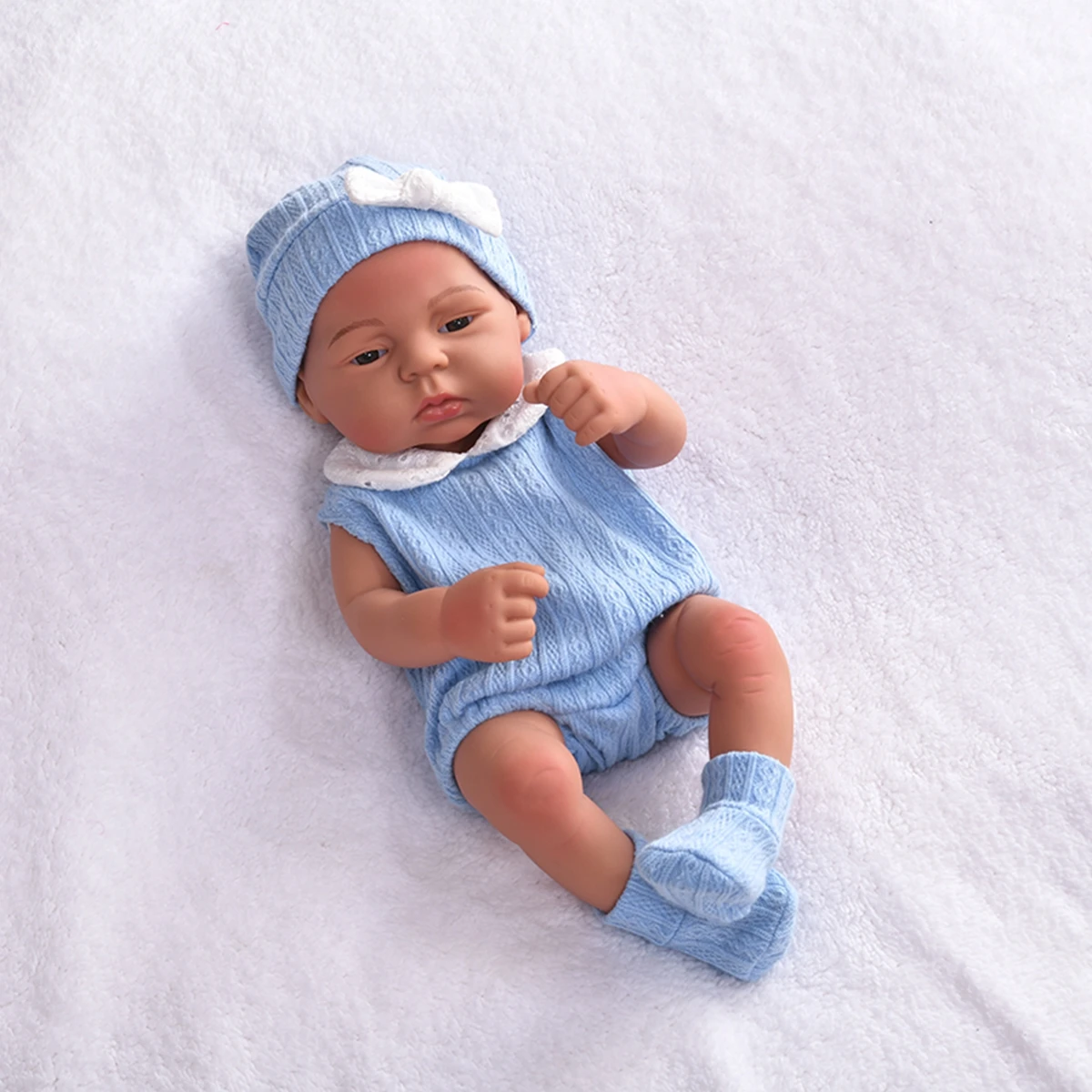 Doll Clothes for 16 Inch 40cm Reborn Baby Doll Sweater Clothes Dress Set for Baby New Born Doll Accessories Kids Gift Toys DIY