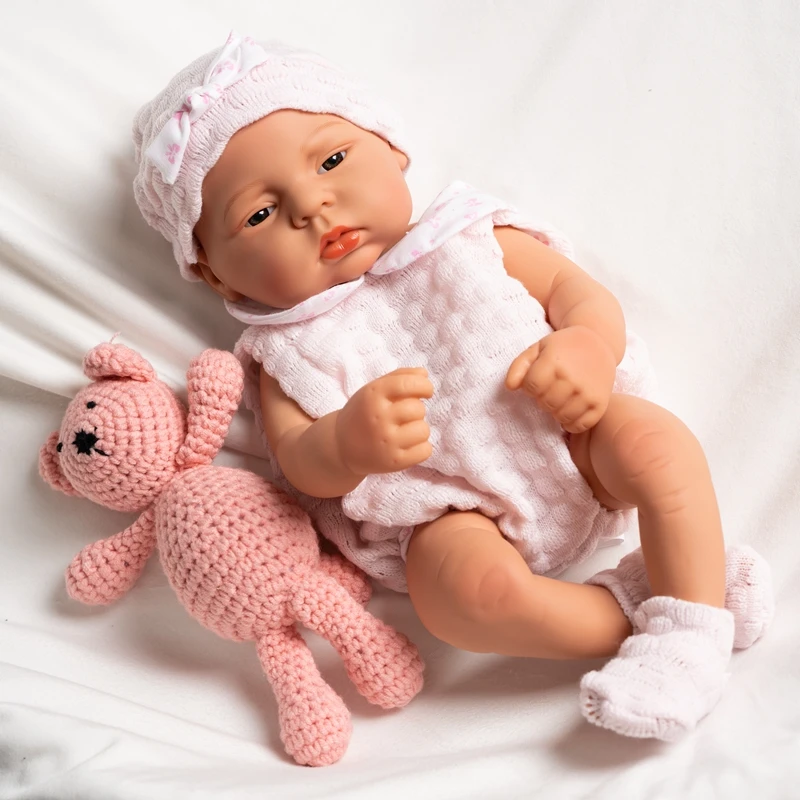 Doll Clothes for 16 Inch 40cm Reborn Baby Doll Sweater Clothes Dress Set for Baby New Born Doll Accessories Kids Gift Toys DIY